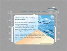 Tablet Screenshot of fascination-pilots.de